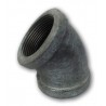 CODO GALVANIZADO 1 1/2" X 45