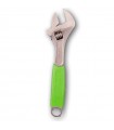 LLAVE AJUSTABLE 10'' MANGO PLASTICO Y REGLA LOBSTER